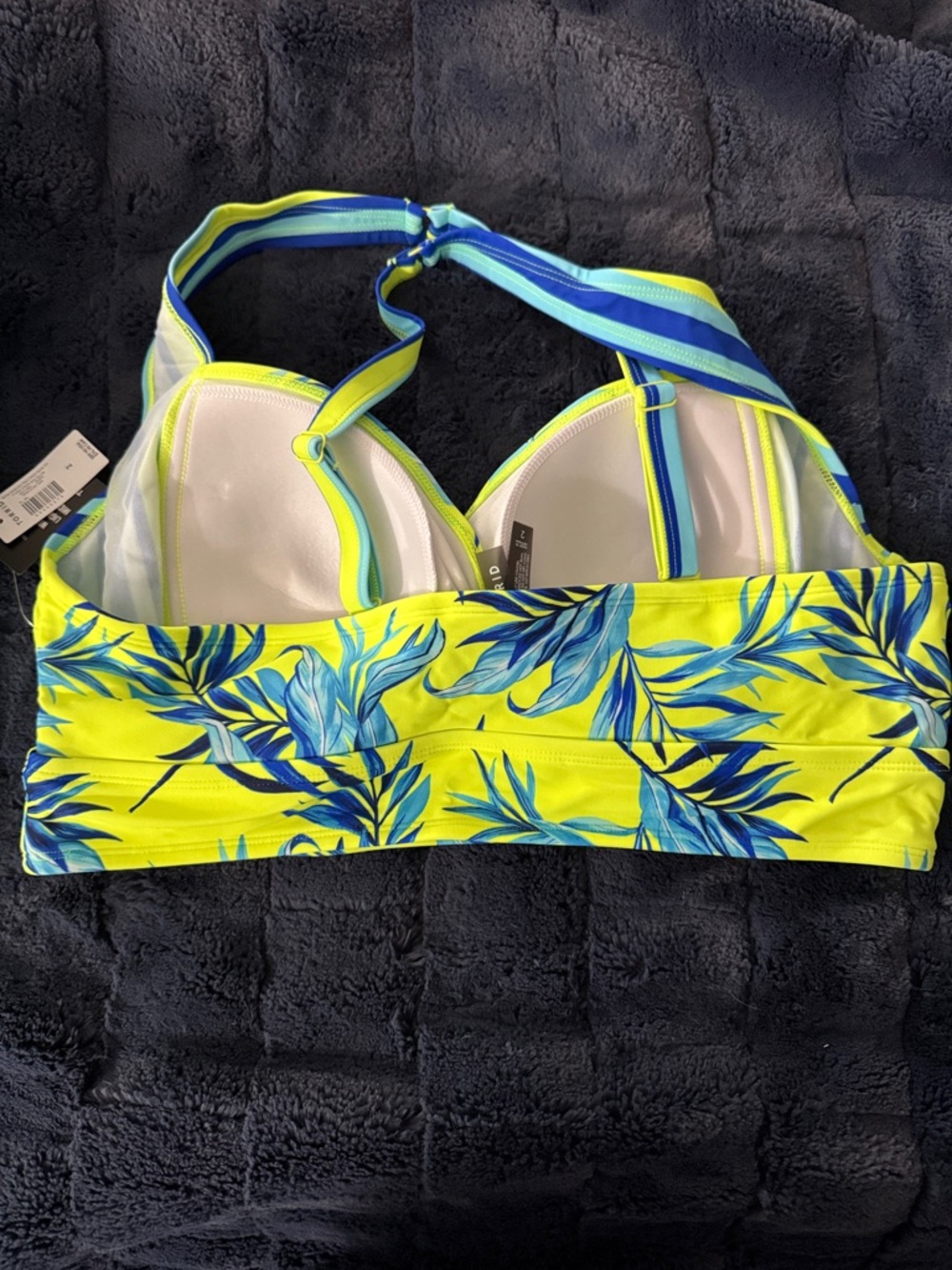 torrid Yellow and Blue Tropical High-Waist Bikini Set - Picture 4 of 6